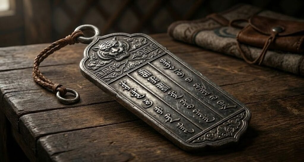 Cengiz Han ve Yönetim Dersleri 3 Cengiz Han Gerege Diplomatik Pasaport