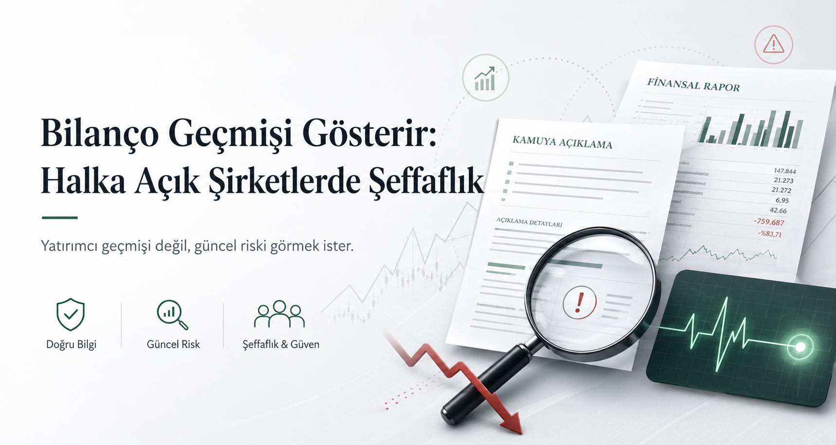 Halka açık şirketlerde bilanço, şeffaflık ve güncel risk bilgisi